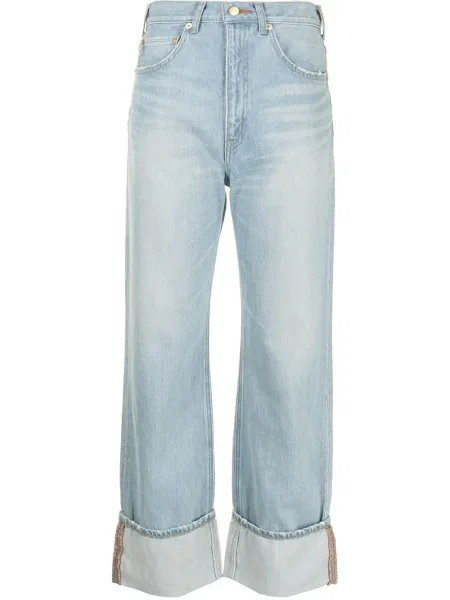 Jeansy Tu Es Mon Trésor niebieskie