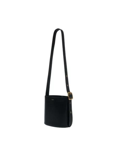 Coach torebka crossbody skórzana Bleecker Bucket Bag 21 czarny