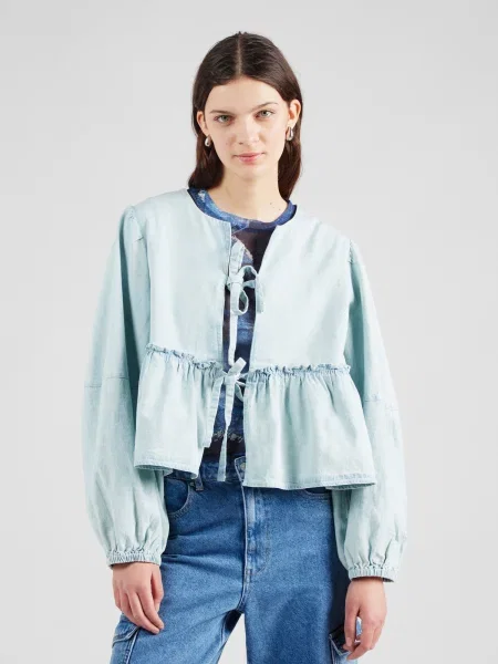 Free People Blúz világoskék