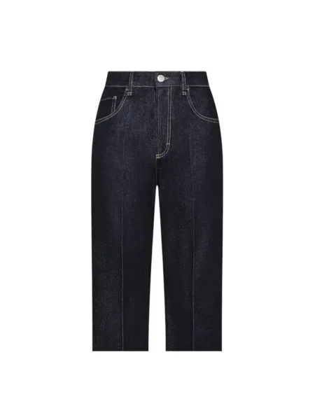 Jeansy Seventy z kaszmiru z 5 kieszeniami niebieskie