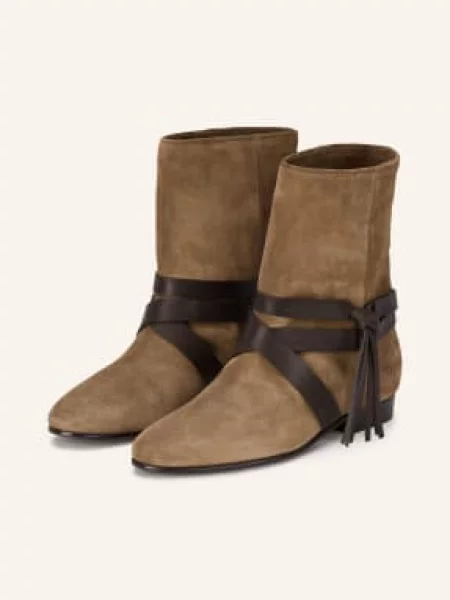 Isabel Marant Botki Rejen gruen
