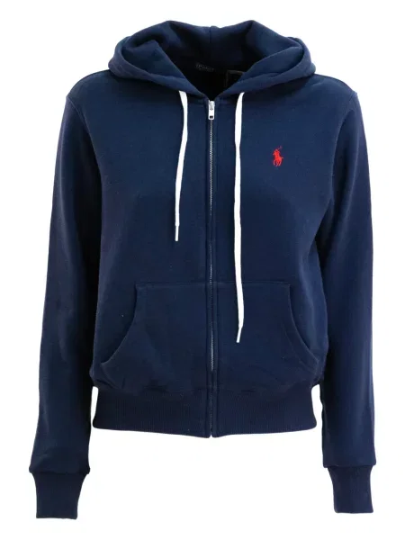 Hanorac cu glugă Polo Ralph Lauren albastru