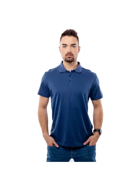 Tricou polo Glano albastru
