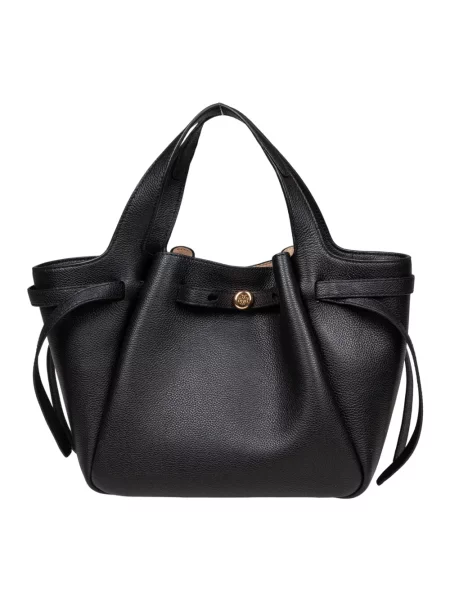 Shopperka Tory Burch z paskiem czarna