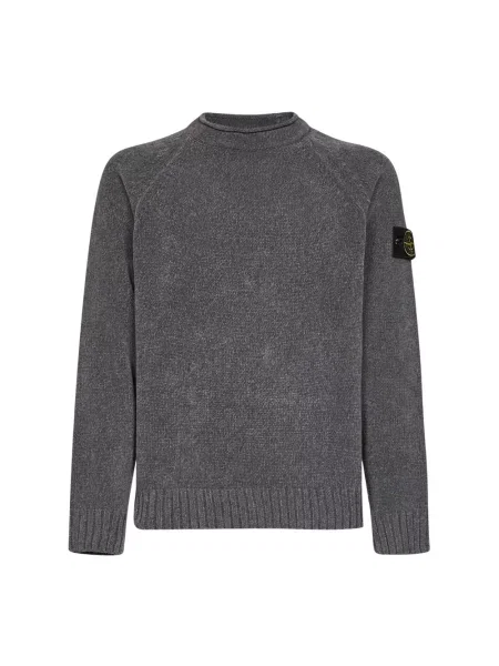 Sweter Stone Island z kamieniami szary
