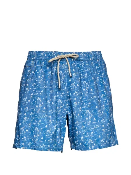 Slip de baie Mc2 Saint Barth cu cordon albastru