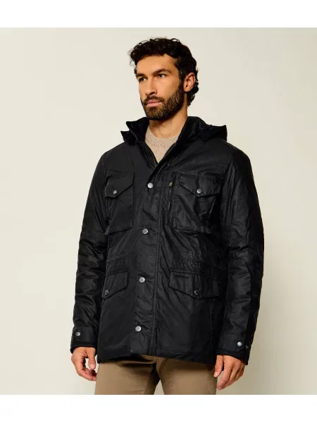 Barbour Geacă parka Winter Sapper negru