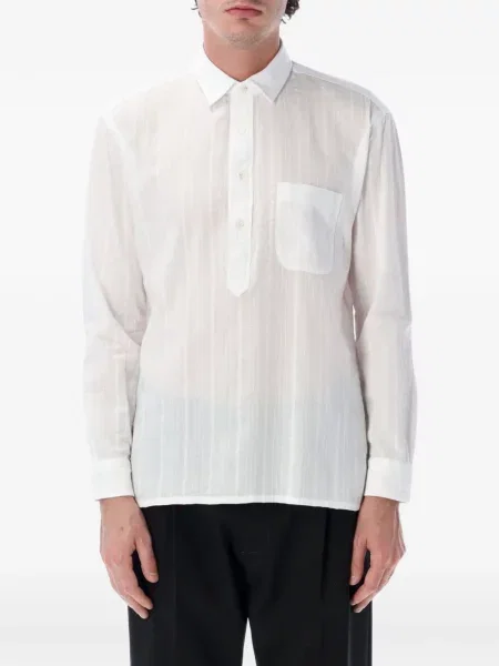 Tricou polo Salvatore Piccolo cu dungi alb