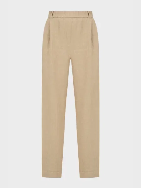 Лляні Штани PRPY бежевий