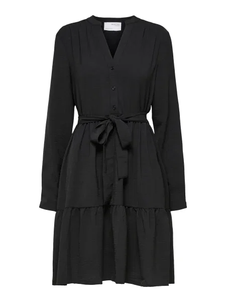 SELECTED FEMME Rochie tip bluză negru