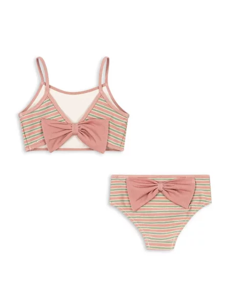 Konges Sløjd Dvoudílné dětské plavky BOWWOW BIKINI béžové