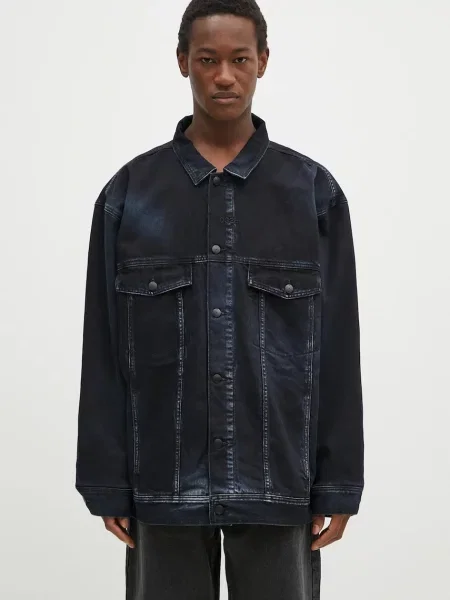 Jakna Goya Denim za muškarce tamno za prijelazno razdoblje plava