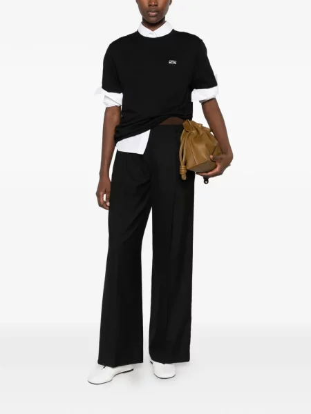 Tricou Loewe cu broderie negru
