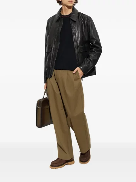 Geanta de piele Ps Paul Smith negru