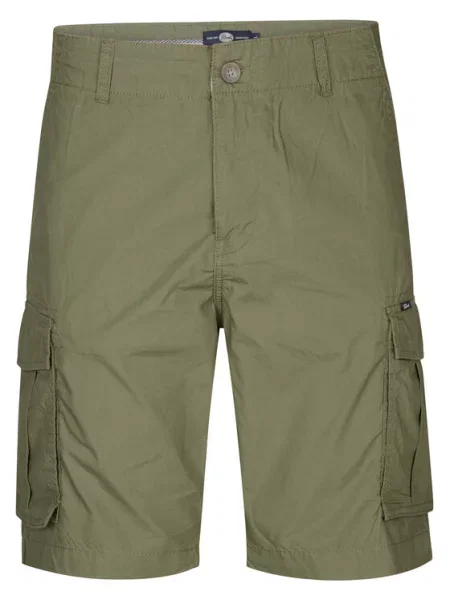 Petrol Industries Kratke hlače iz tkanine Cargo Fit zelena