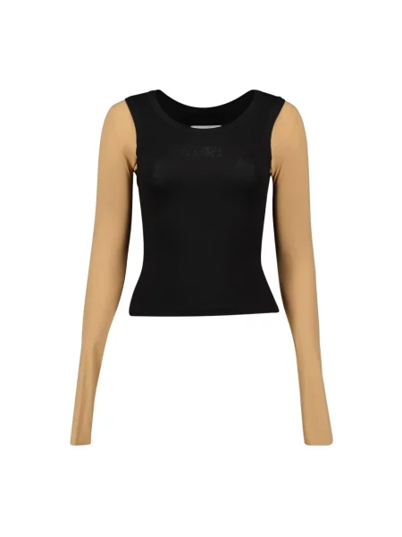 Top Mm6 Maison Margiela czarny