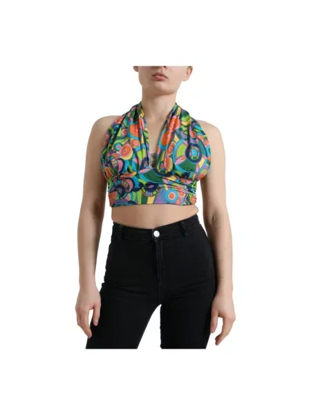Top Dolce And Gabbana z dekoltem halter