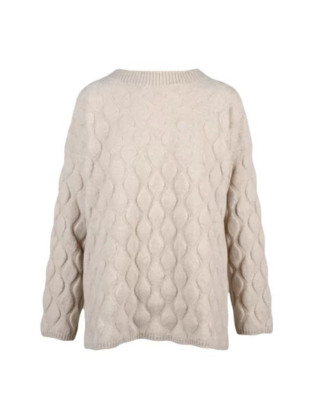 Sweter Filippo De Laurentiis wełniany beżowy