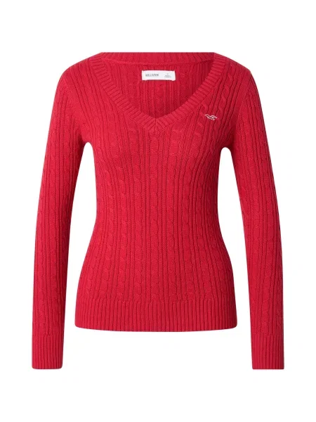 HOLLISTER Pulover roșu