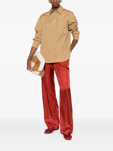 Pantaloni Loulou De Saison roșu