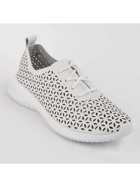 Pantofi Purapiel alb