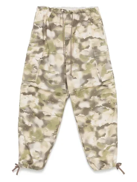 Dzianinowe szorty cargo Nike klasyczne do kolan białe