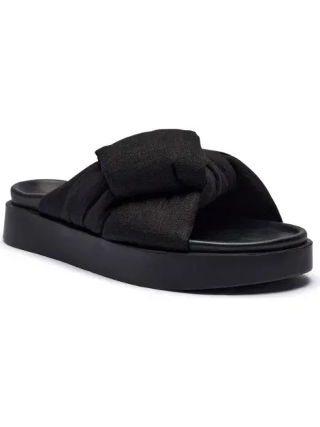 Șlapi Inuikii din piele negru