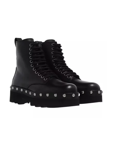 Botki Furla z nitami czarne