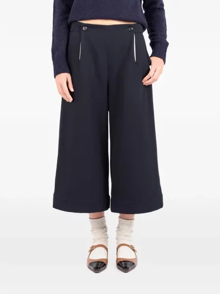 Decupat pantaloni Société Anonyme negru