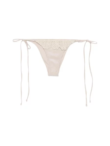 Satynowe majtki Frankies Bikinis beżowe