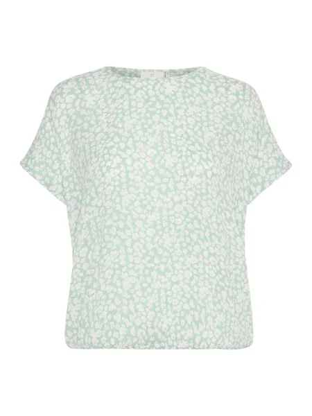 Kaffe Bluză Amber verde mentă alb
