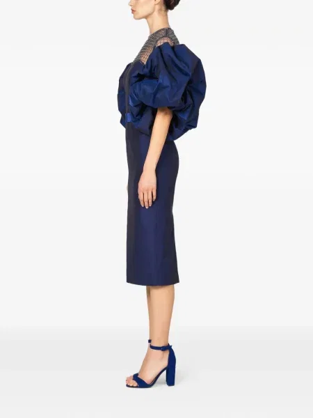 Rochie midi Gattinolli By Marwan albastru