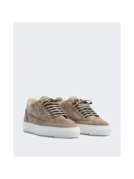 Sneakersy Mason Garments skórzane beżowe