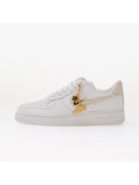 Sneakers Nike Air Force 1 White/ White-Metallic Gold EUR 44 alb
