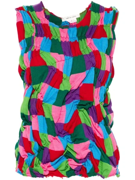 Top Comme Des Garçons tricotate verde