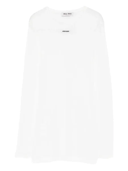 Rochie mini Miu Miu de costum alb