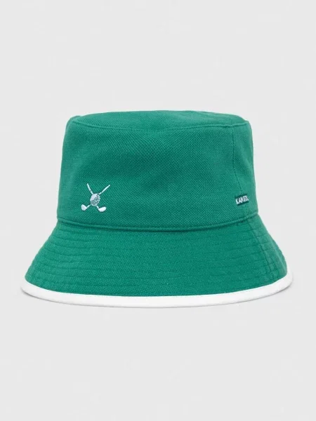 Dvostranski klobuk Kangol zelena