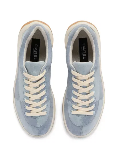 Szarvasbőr sneaker Carel Paris kék
