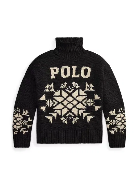 Polo Ralph Lauren Pulover bej deschis negru