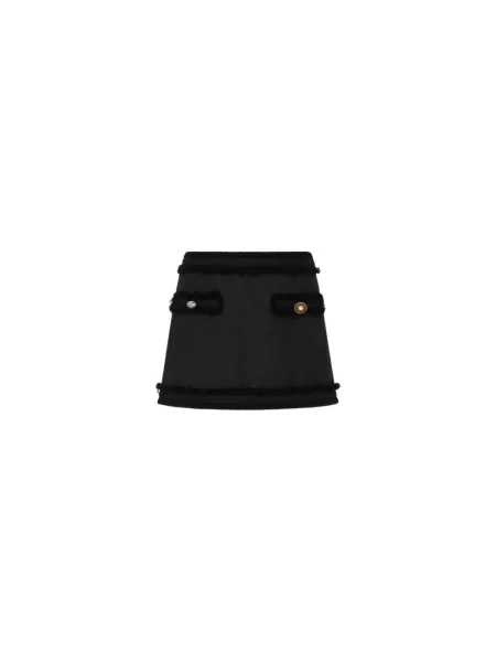 Mała mały bukiecik spódnica mini Moschino czarna