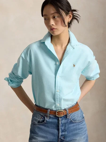 Polo Ralph Lauren cămașă pentru femei din albastru
