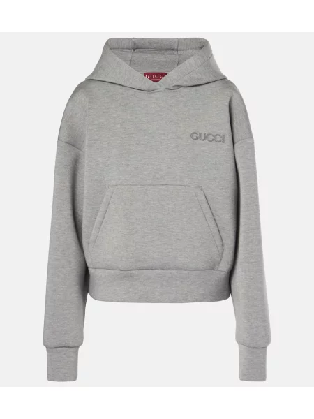 Jersey hoodie Gucci siva