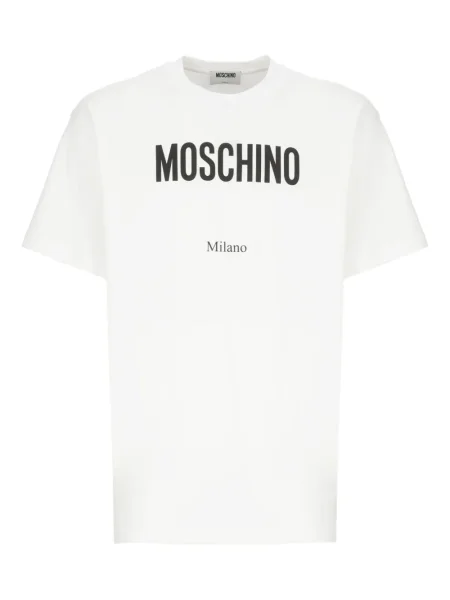 Tricou Moschino cu imagine alb