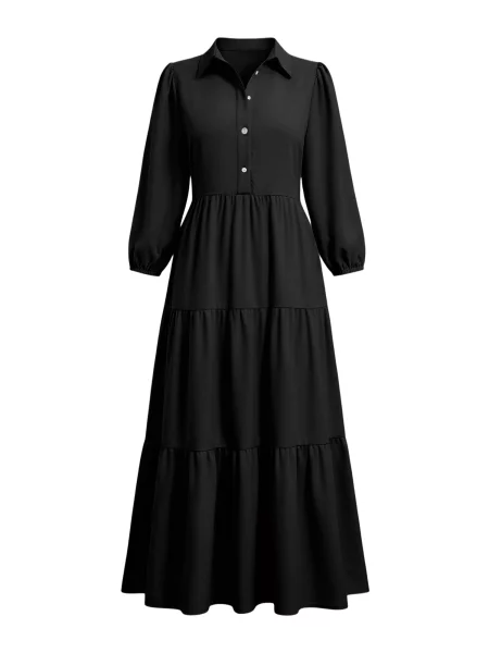 Imily Bela Rochie tip bluză negru