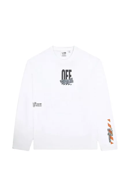 Długa koszulka L/ab C/o Off-white biała