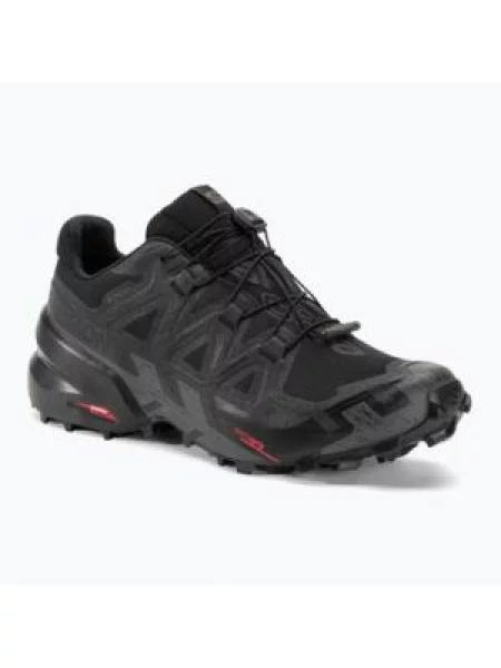 Кросівки для бігу Salomon Speedcross 6 GTX black/black/phantom чорні