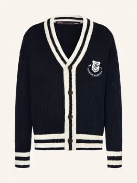 Tommy Hilfiger Kardigan blau biały