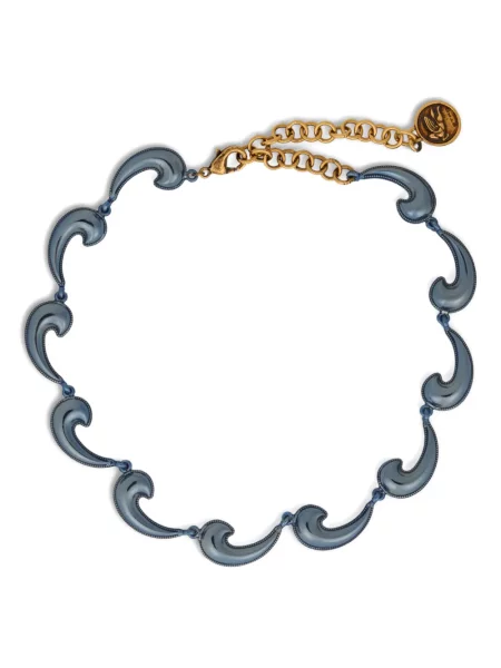 Colier Etro cu model paisley albastru