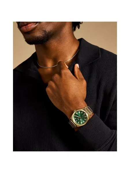 Fossil zegarek Everett złoty żółty