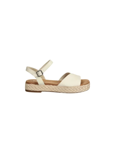 Espadryle Toms skórzane beżowe
